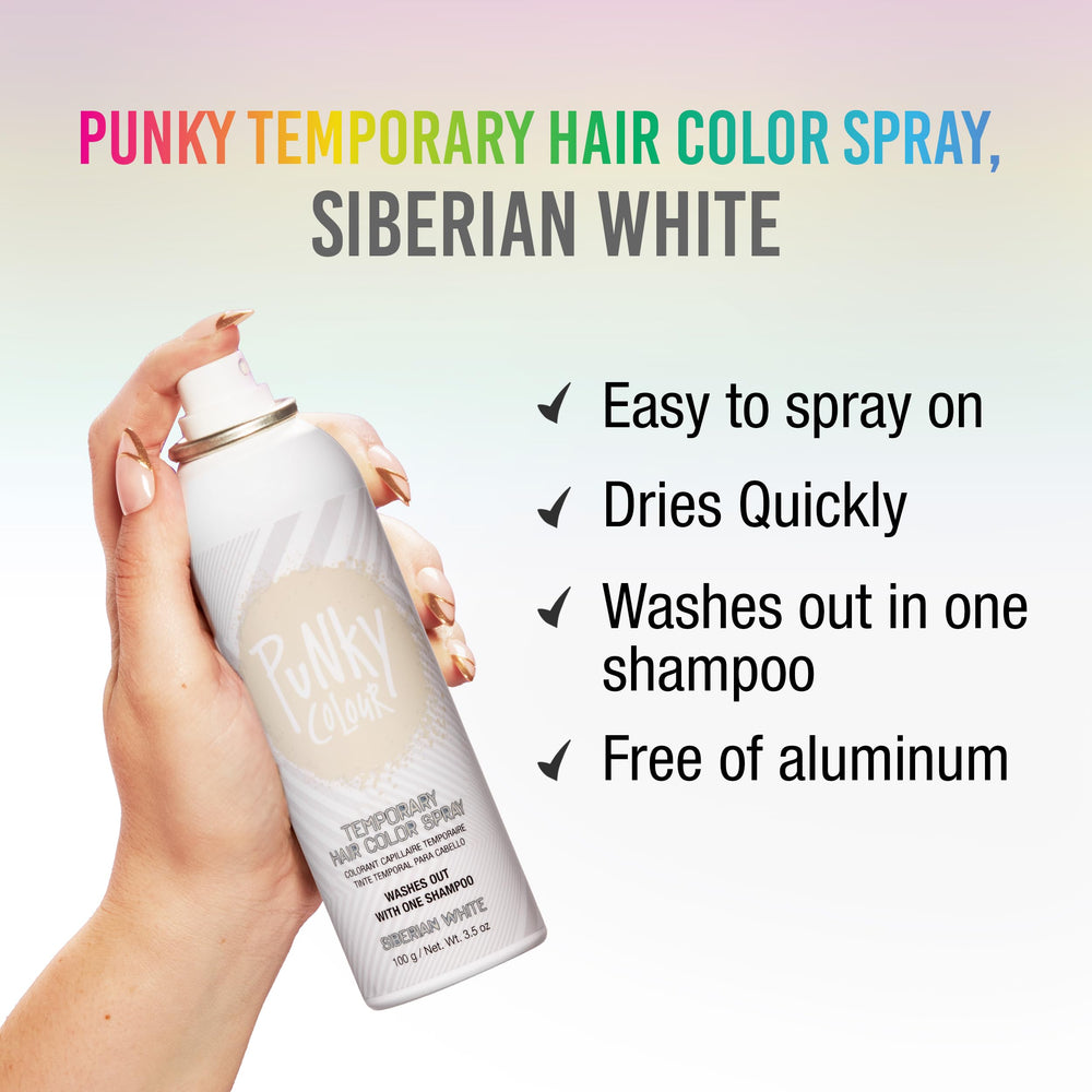 Punky Siberian White: color completo para un look audaz
