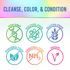 Punky Colour Bluemania ingredient blend of keratin amino acids and quinoa
