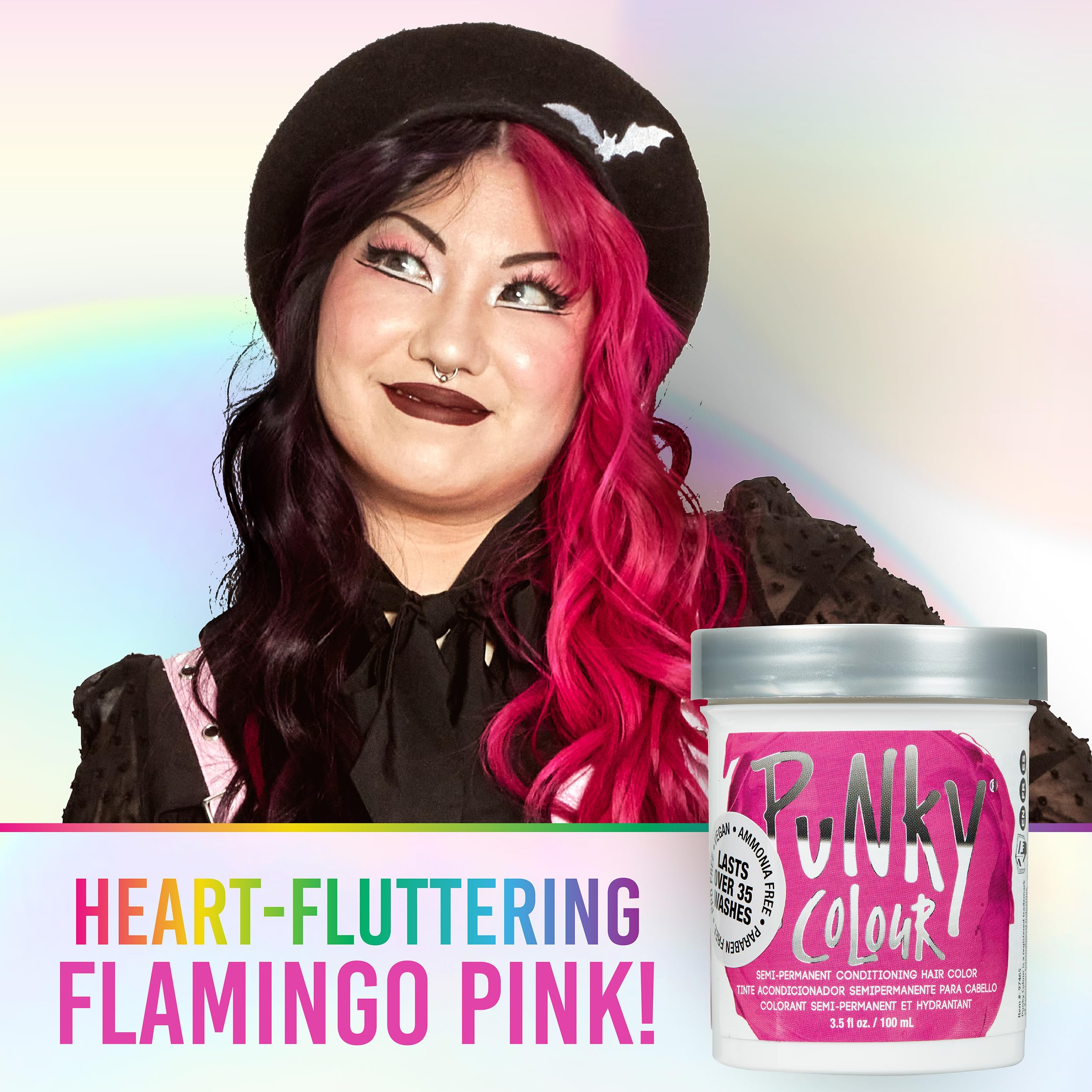 Punky Flamingo Pink: tono rosado vibrante para looks atrevidos