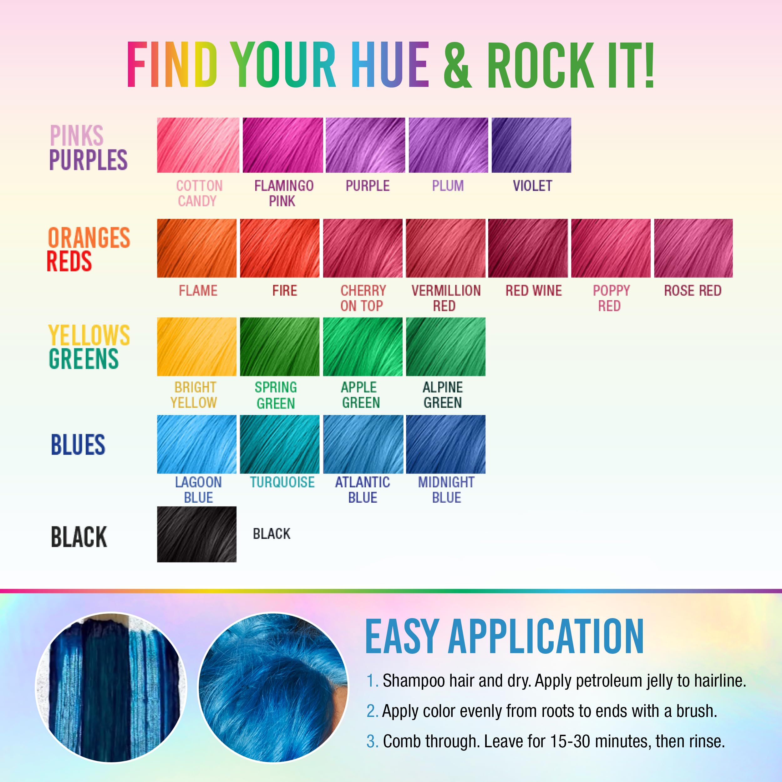 Punky Lagoon Blue: uso en casa sencillo para look audaz