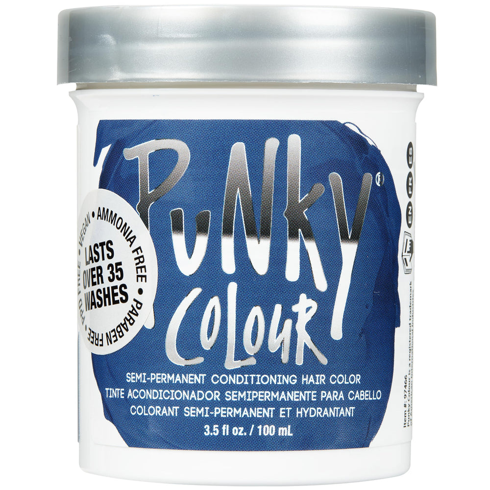 Punky Midnight Blue, tubo de coloración semipermanente para tono intenso y duradero