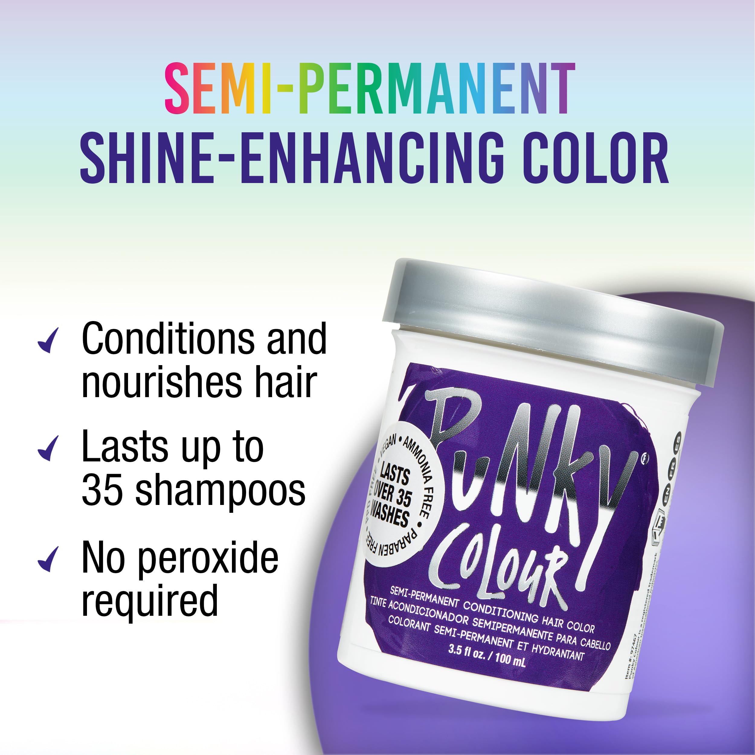 Punky Plum color violeta vibrante para look audaz.