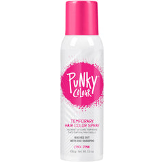 Punky pulverizador color temporal Lynx Pink para cabello, color vibrante y lavable con champú