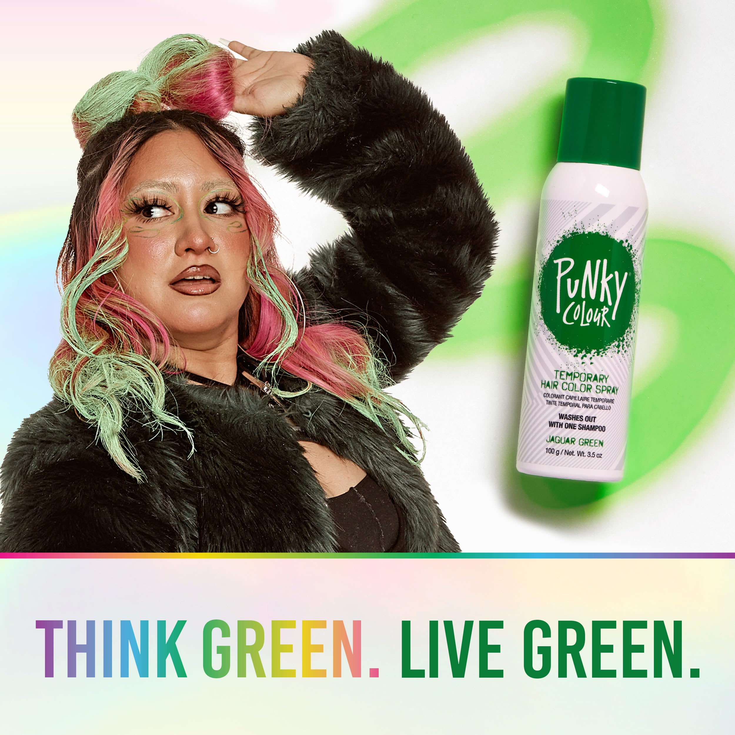 Punky Jaguar Verde: secado rápido para looks inmediatos sin esperar