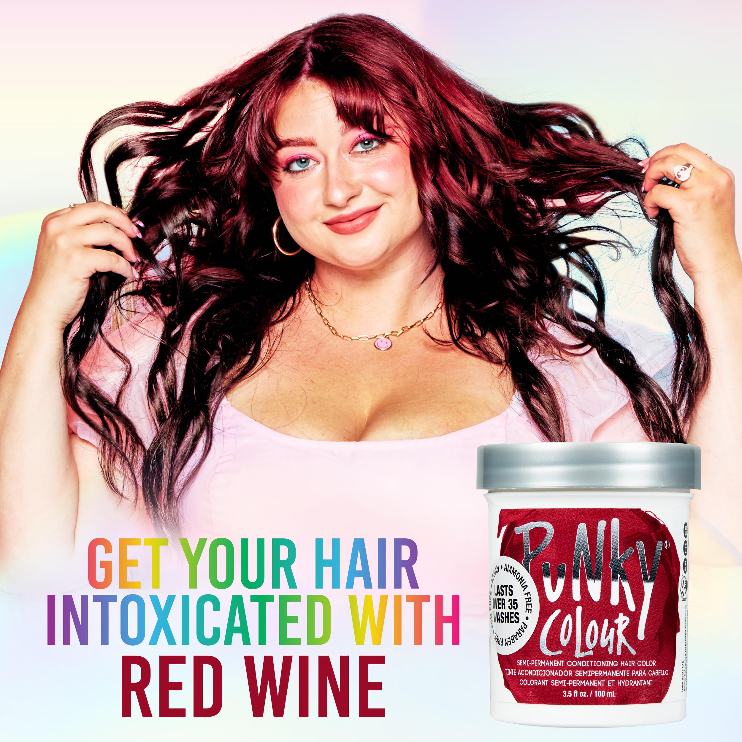Punky Vino Rojo: muestra de color intenso