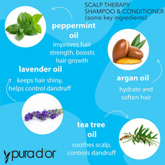 PURA D'OR Conditionneur soin cheveux, texture douce et agréable