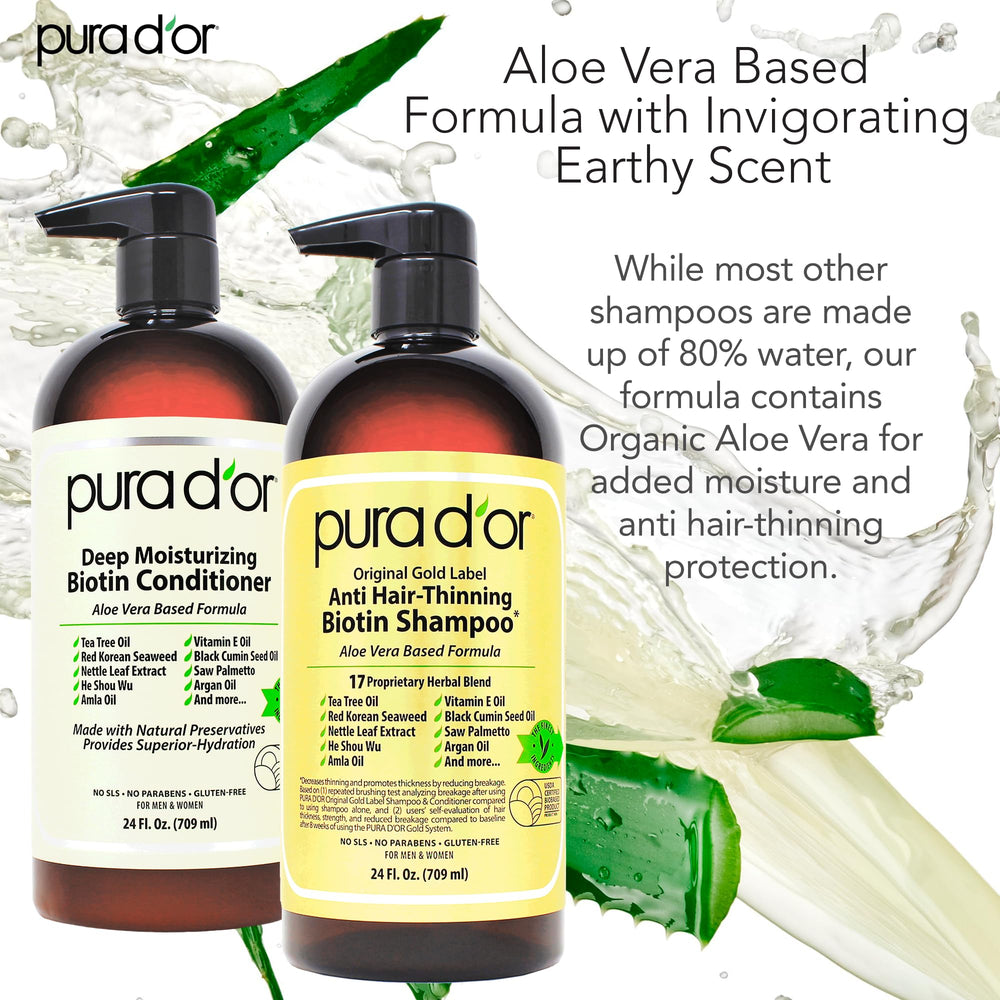 PURA D'OR ingredientes clave, argán y ortiga, para cabello más fuerte
