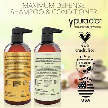 PURA D'OR MD Cuidado diario de cabello para uso cotidiano.