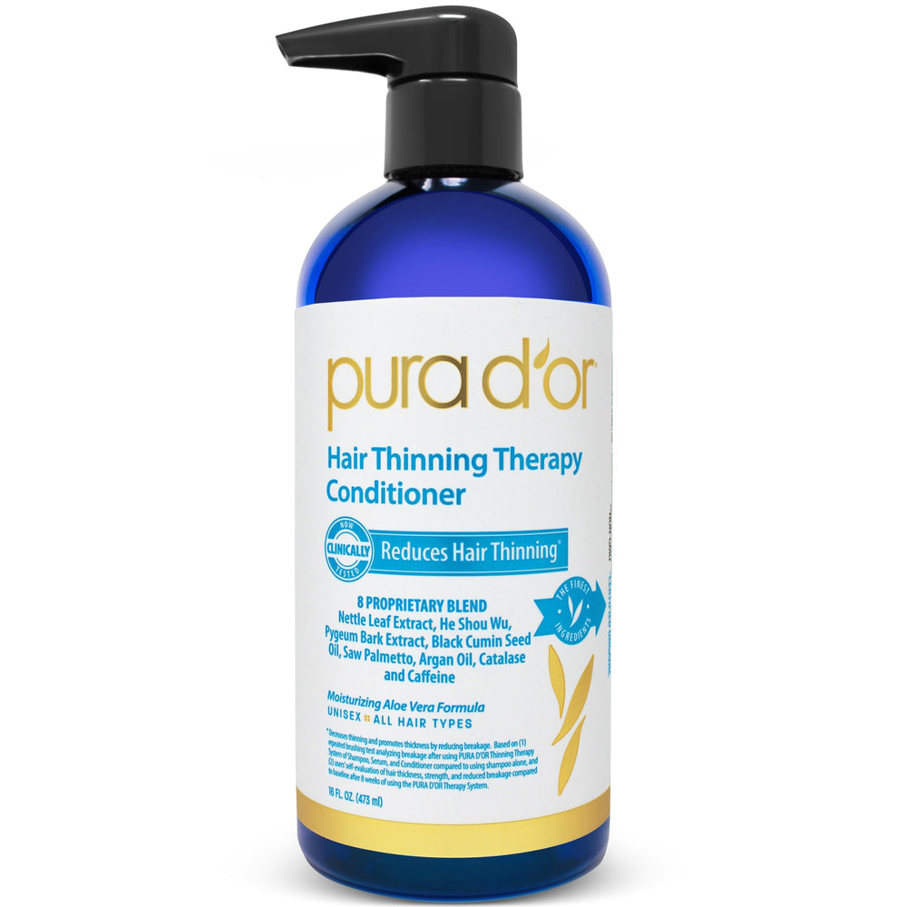 PURA D'OR acondicionador en botella fortalece cabello adelgazado