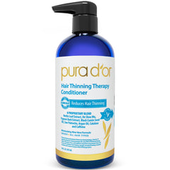 PURA D'OR acondicionador en botella fortalece cabello adelgazado