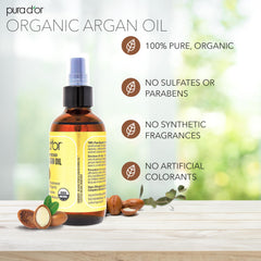 PURA D'OR uso-piel-cara: hidratación ligera y brillo natural.
