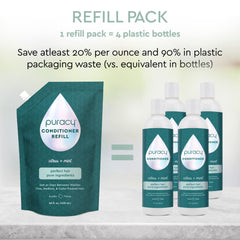 Puracy Acondicionador para cabello teñido; aporta brillo y suavidad duradera.