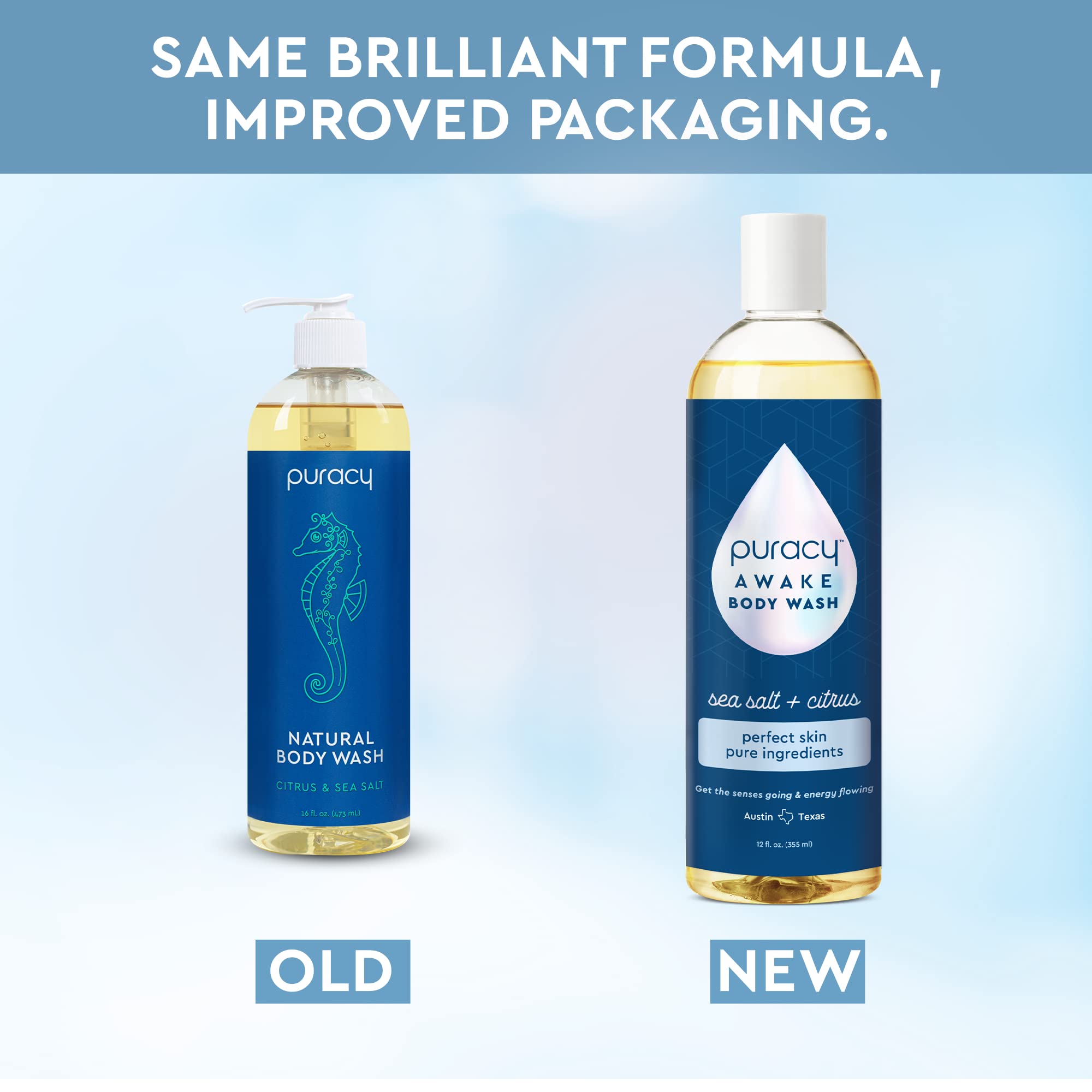 Puracy Jabón para cuerpo, uso familiar, ideal para mujeres, hombres y niños