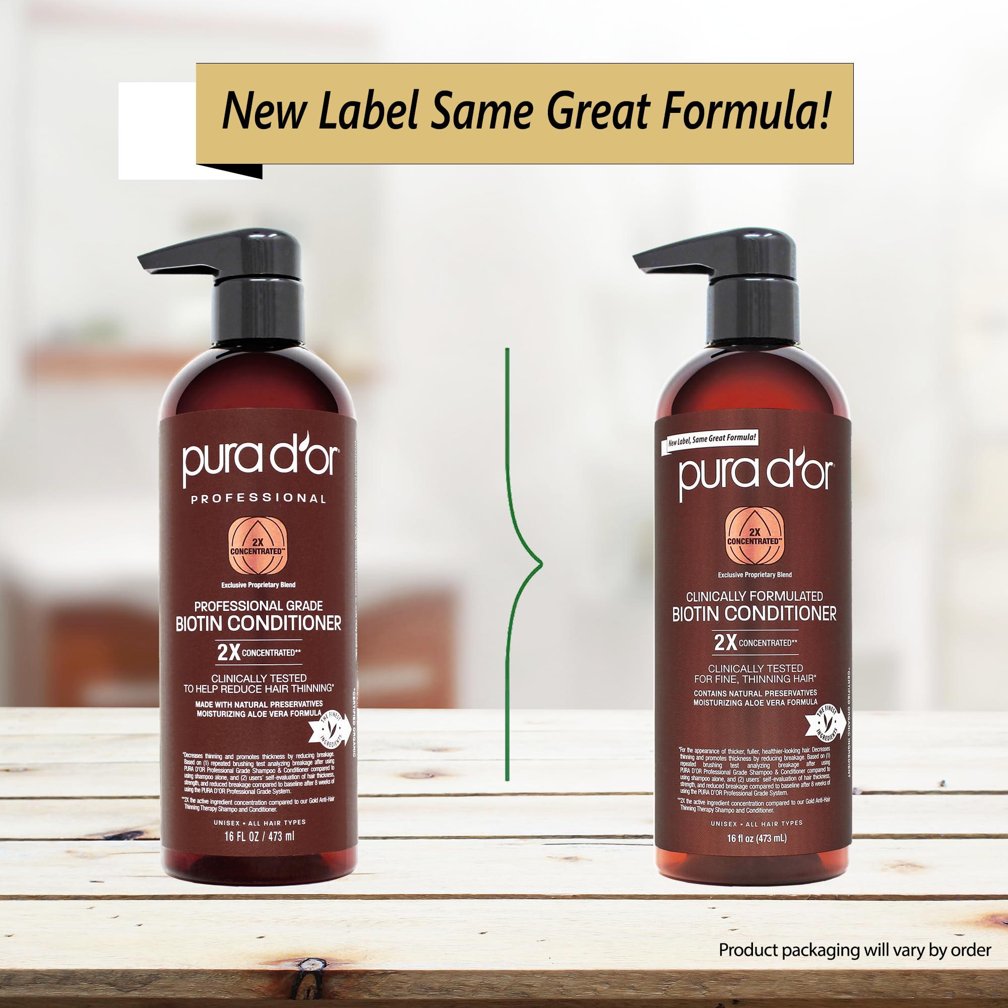 PURA D'OR biotina aporta volumen y brillo al cabello