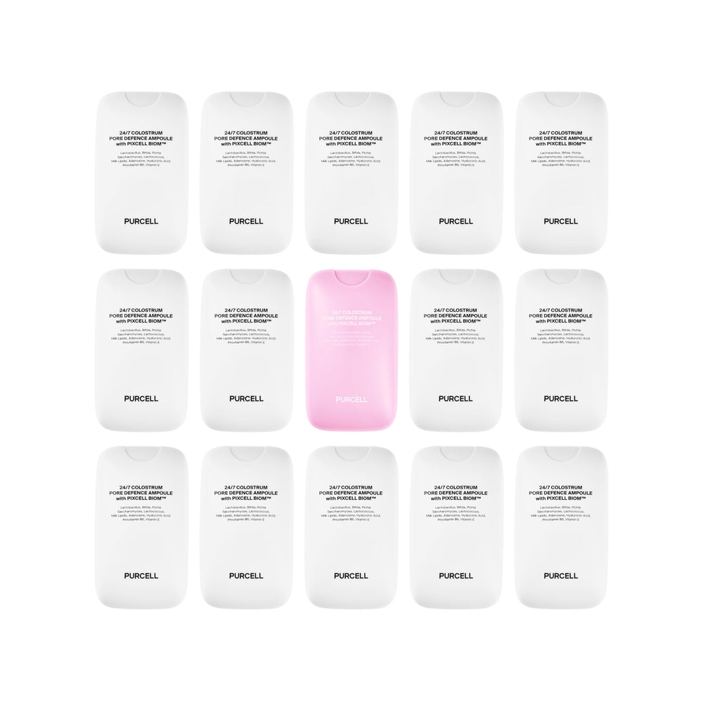 PurCELL 24/7 Colostro Ampolla Rosa: tendencia coreana de belleza adoptada por maquilladores.