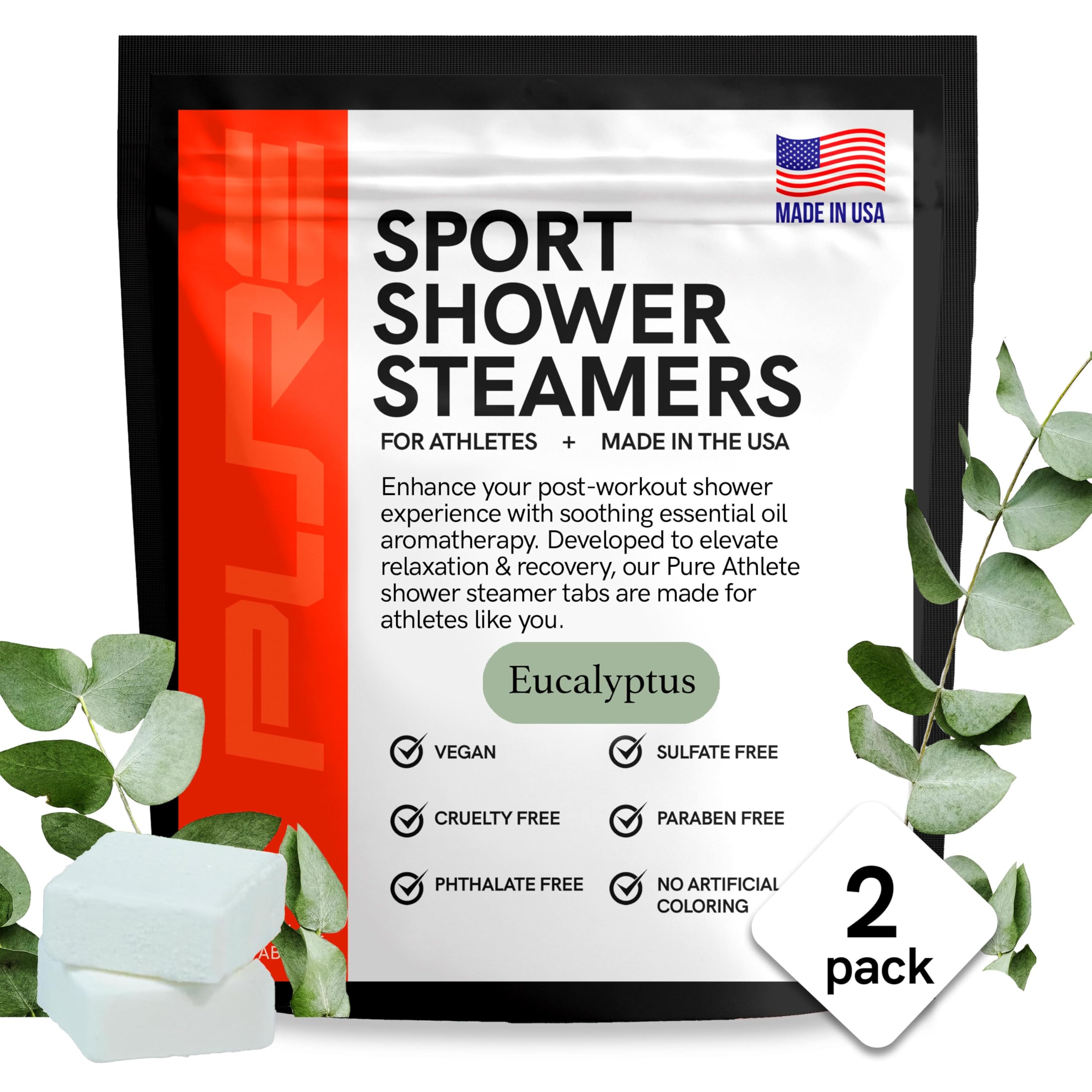 Pure Athlete ducha: esencia de eucalipto para despertar sentidos tras entrenos