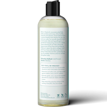 Pure Body Naturals Aceite de Almendra Dulce para masaje, aroma suave.
