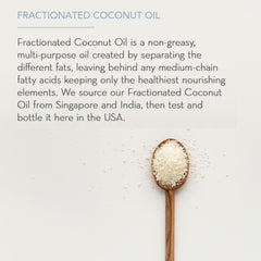 Cabello con brillo gracias al aceite de coco fraccionado.