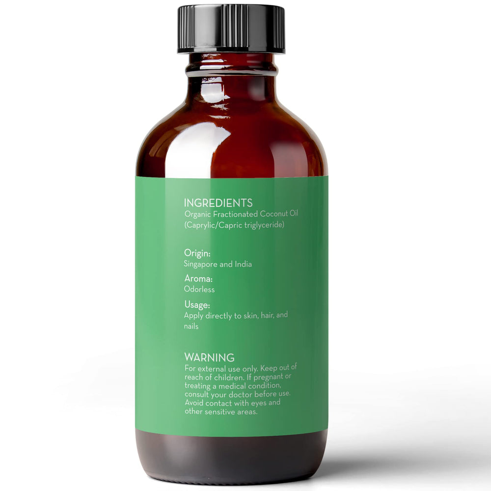 Certificado orgánico USDA para Pure Body Naturals Aceite de Coco Fraccionado.