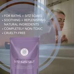Pure Body Naturals Sitz Bath Salt con aromaterapia herbal para relajación