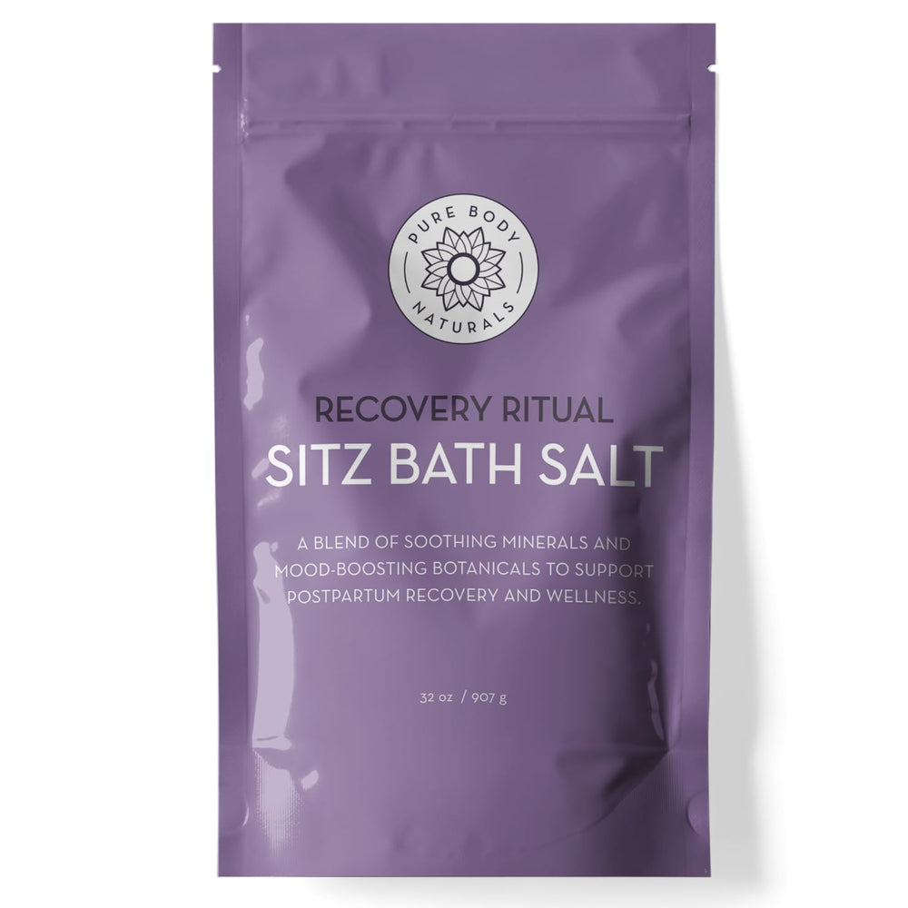 Pure Body Naturals Sitz Bath Salt para baño Sitz postparto y comodidad