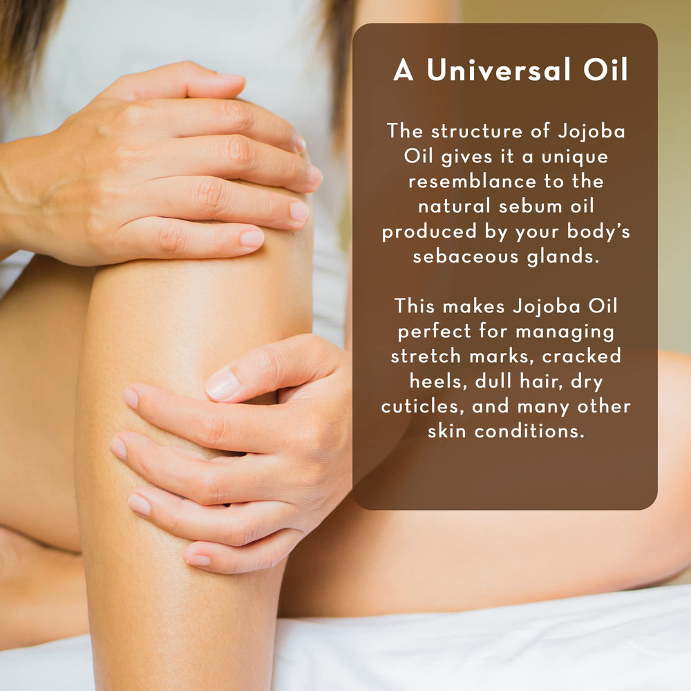 Aceite de Jojoba Pure Body Naturals con etiqueta orgánica para compra consciente.