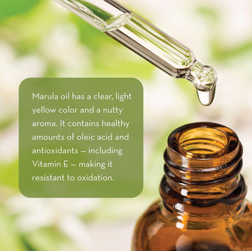 Pure Body Naturals Marula Oil packaging highlights vegan and natural ingredients