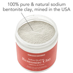 Pure Body Naturals mascarilla facial de arcilla para absorber impurezas
