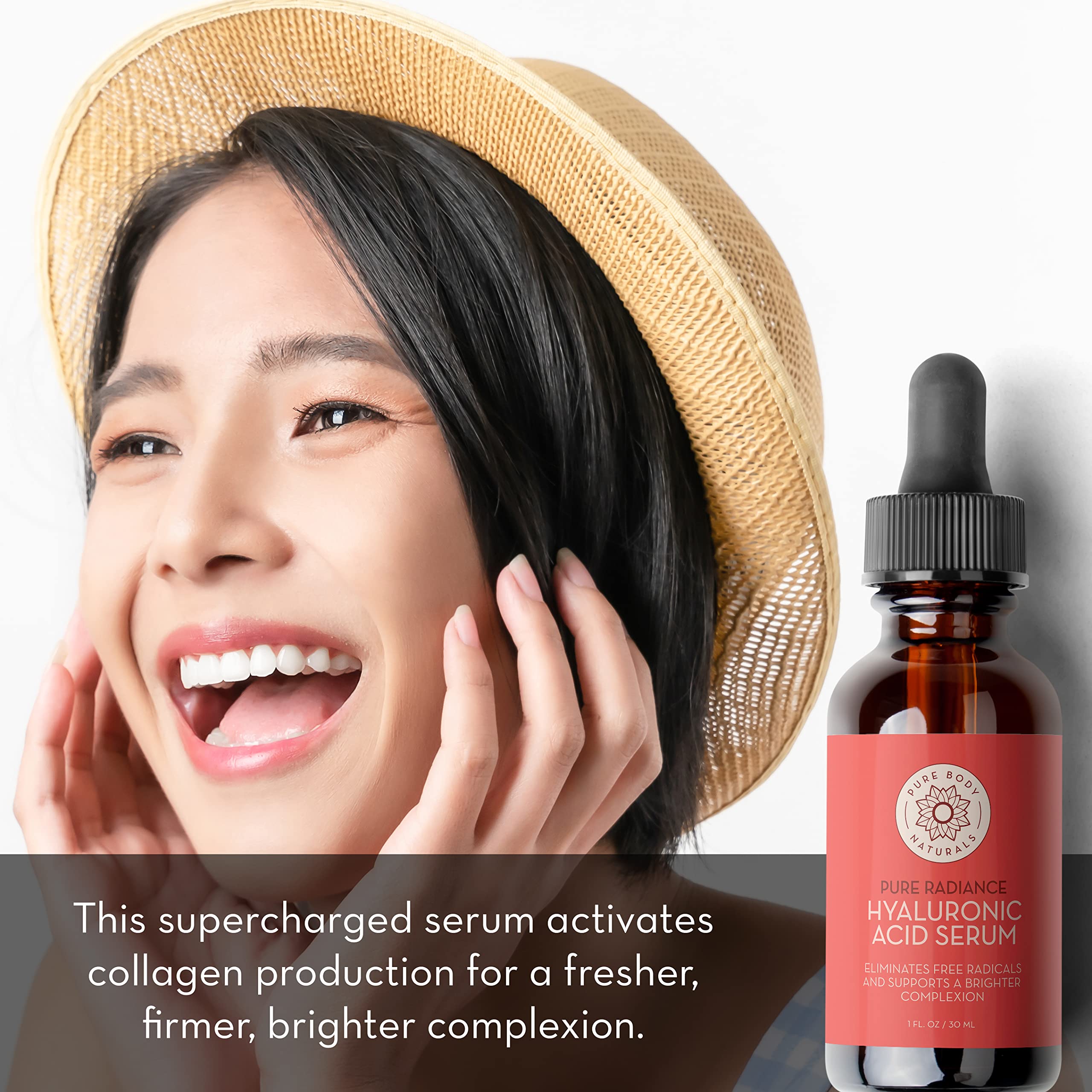 Pure Body Naturals Serum Facial: brillo suave en rostro gracias a antioxidantes.