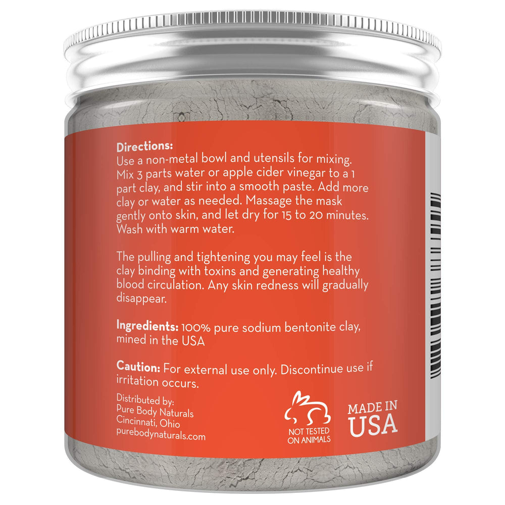 Pure Body Naturals envase de 8 onzas listo para uso en casa