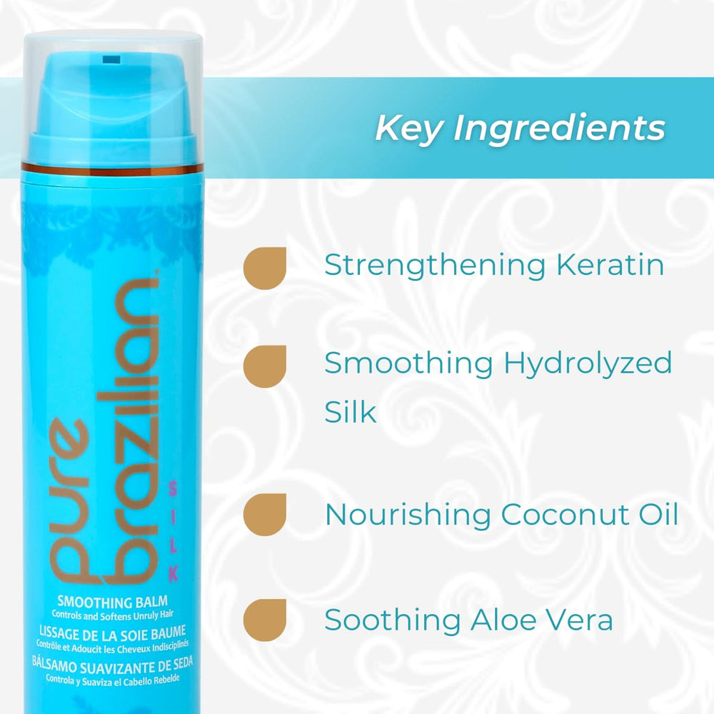 Pure Brazilian bálsamo, control del encrespamiento para cabello más manejable