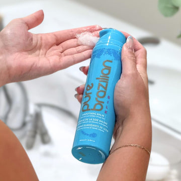 Pure Brazilian bálsamo para rutina diaria, cabello suave y sedoso