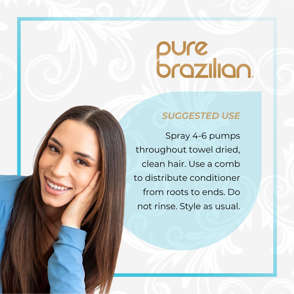 Pure Brazilian kératine-proteines renforçant les cheveux.
