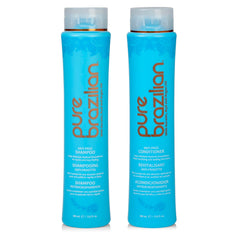 Pure Brazilian Shampoing anti-frisottis quotidien: lutte contre les mèches rebelles et hydrate.