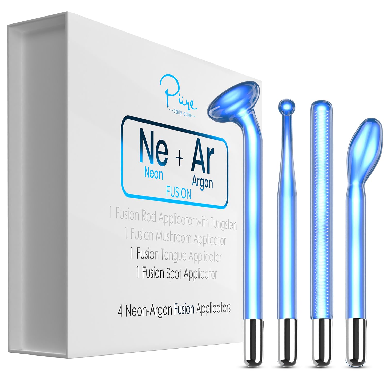 Varita de fusión doblada de NuDerma para áreas faciales delicadas.