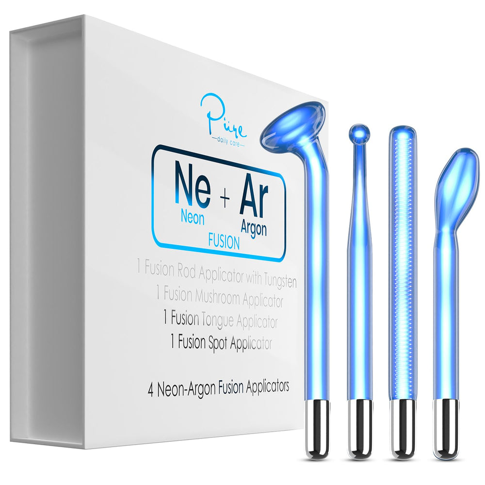 Varita de fusión doblada de NuDerma para áreas faciales delicadas.