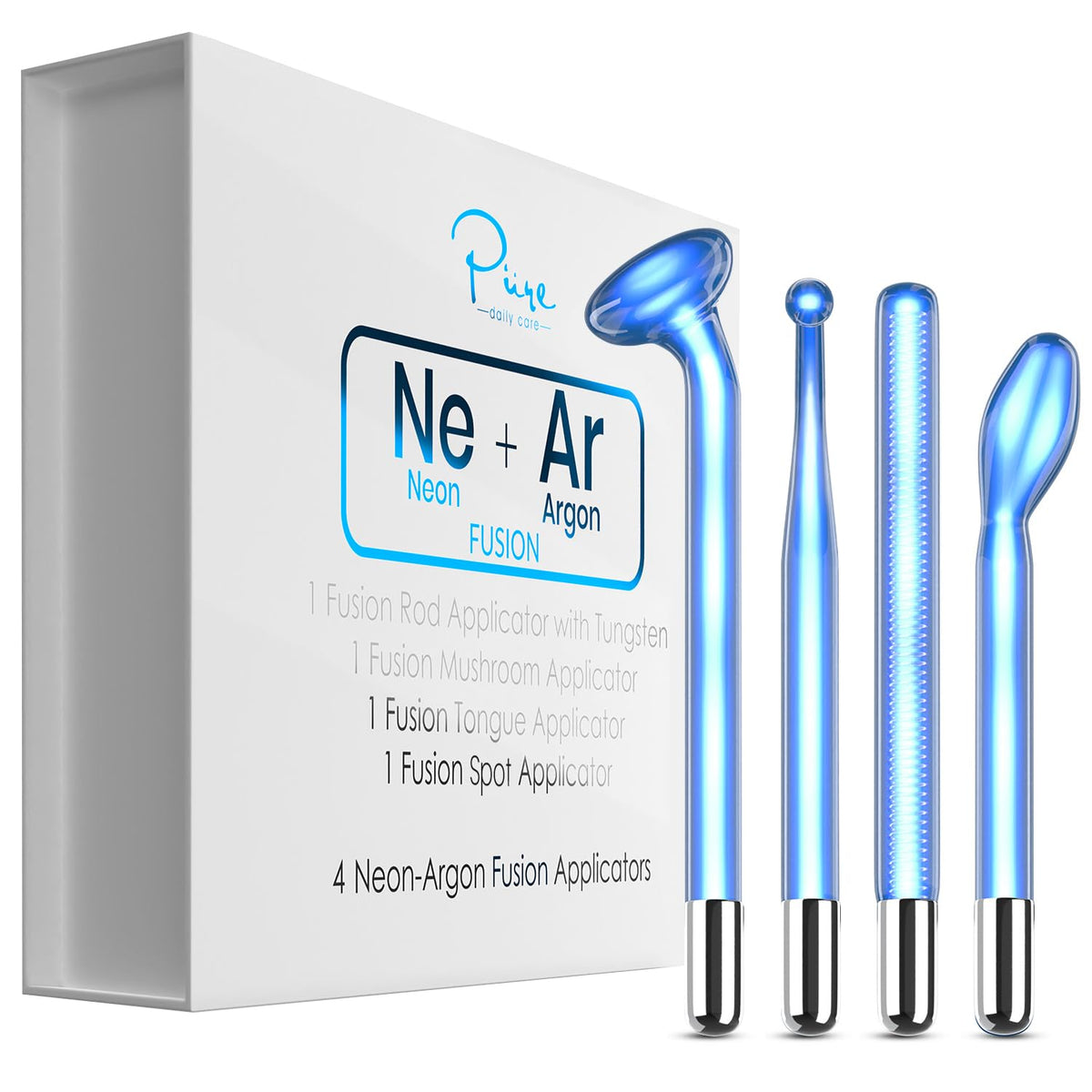 Varita de fusión doblada de NuDerma para áreas faciales delicadas.
