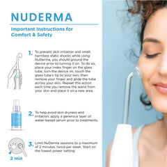 Pure Daily Care NuDerma, varita neón peine con tungsteno para absorción de serums.