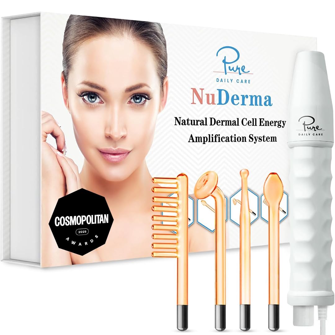 Pure Daily Care NuDerma varita terapia neon en la mano para firmeza cutánea