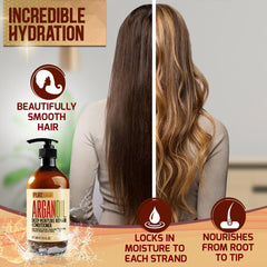Pure Nature Lux Spa Condicionador Argán para cabellos secos: hidratación profunda.