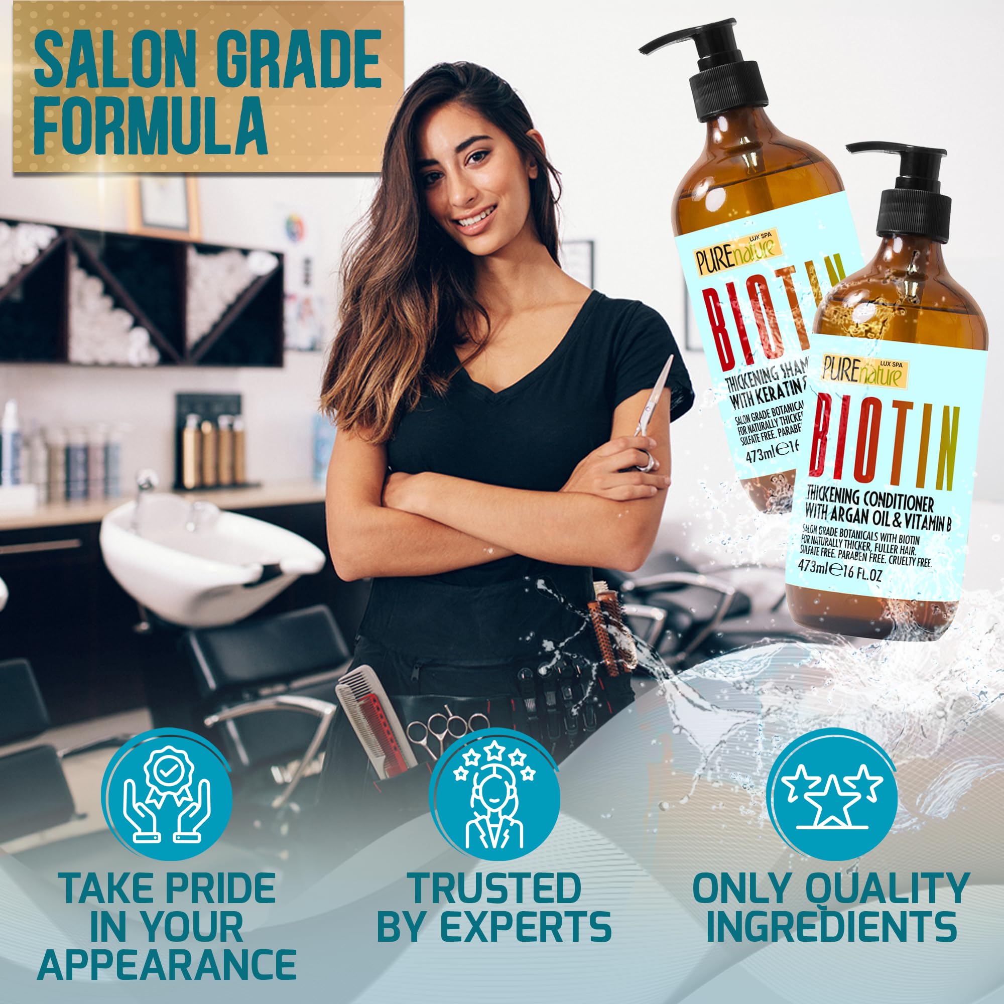 Pure Nature Lux Spa cruelty-free packaging supports ethical choices.