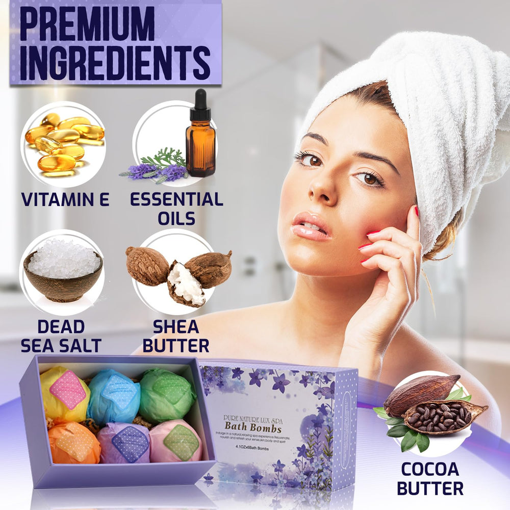 Bomba con sal del Mar Muerto Pure Nature Lux Spa para piel suave
