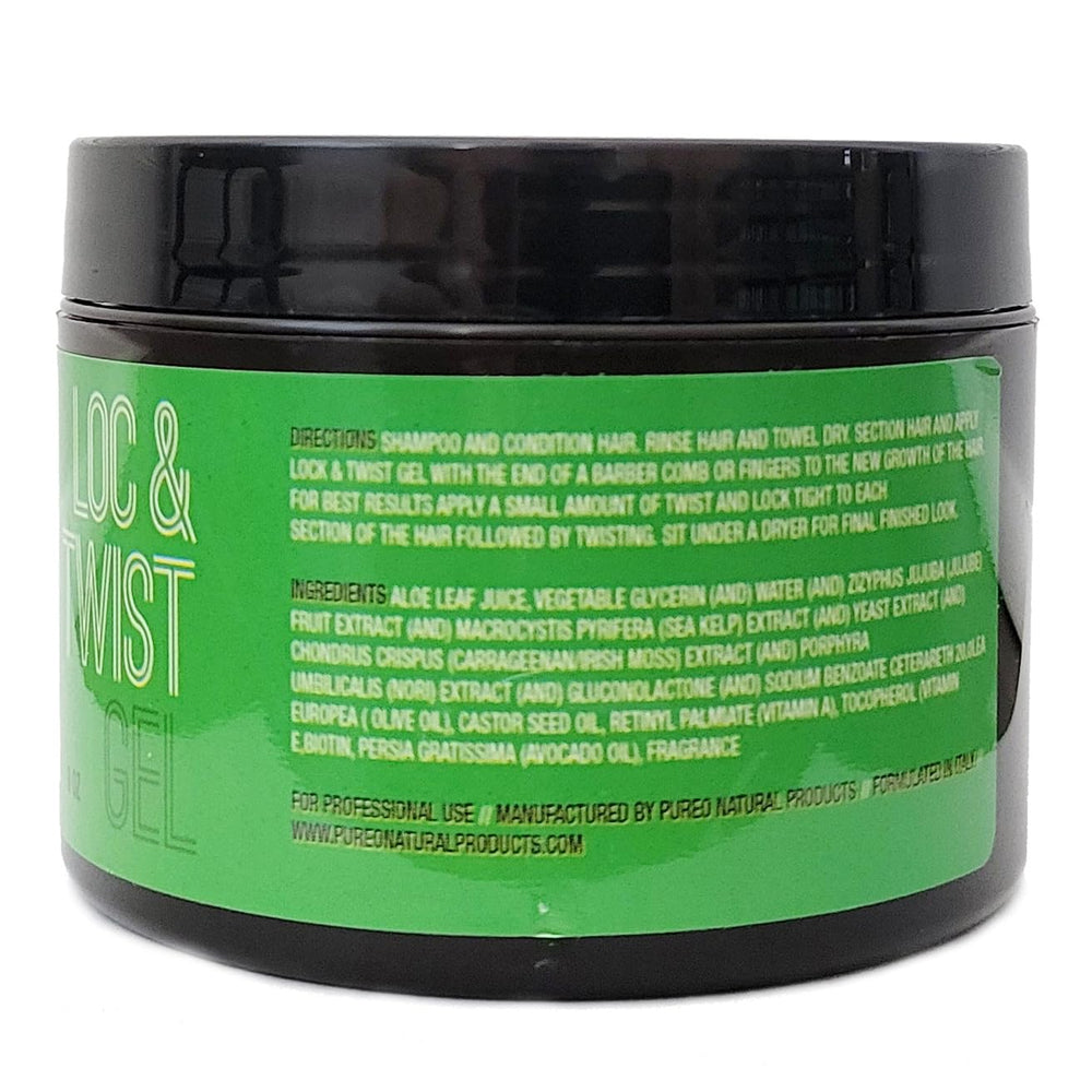 Pure O gel fijación para trenzas y giros: definición sostenida.