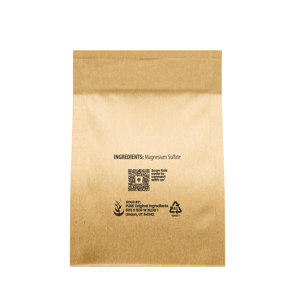 PURE ORIGINAL INGREDIENTS Magnesio sulfato exfoliante para piel suave.
