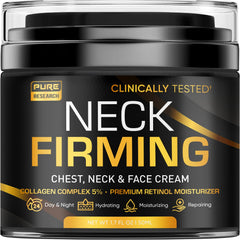 Crema PURE RESEARCH cuello firme: empaque premium para cuidado diario.