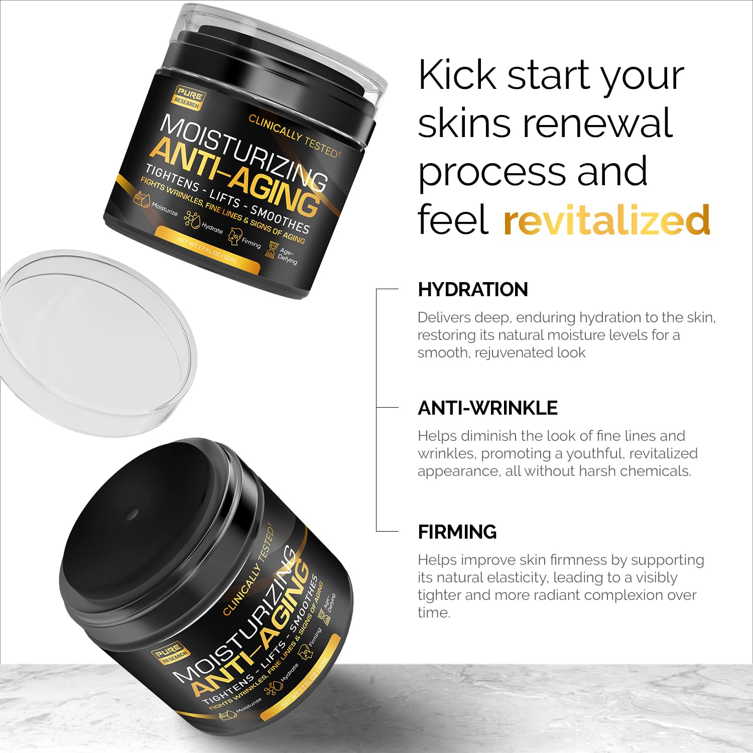 Pure Research crema hombre envase compacto ideal para viaje