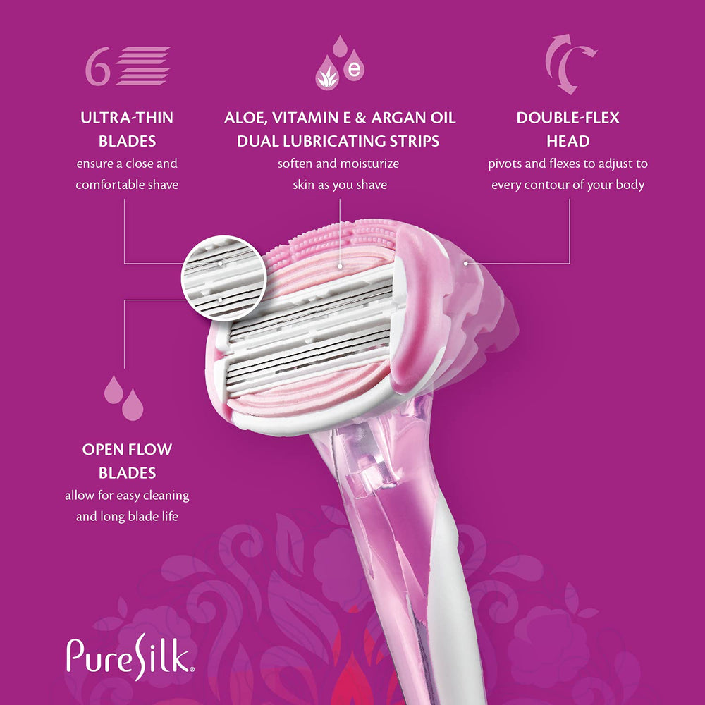 Pure Silk Contour 6, cobertura uniforme para piel sensible.