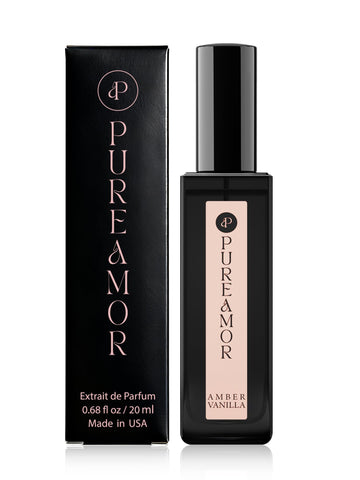 PUREAMOR Amber Vanilla: ideal como regalo gracias a su presentacion de lujo.