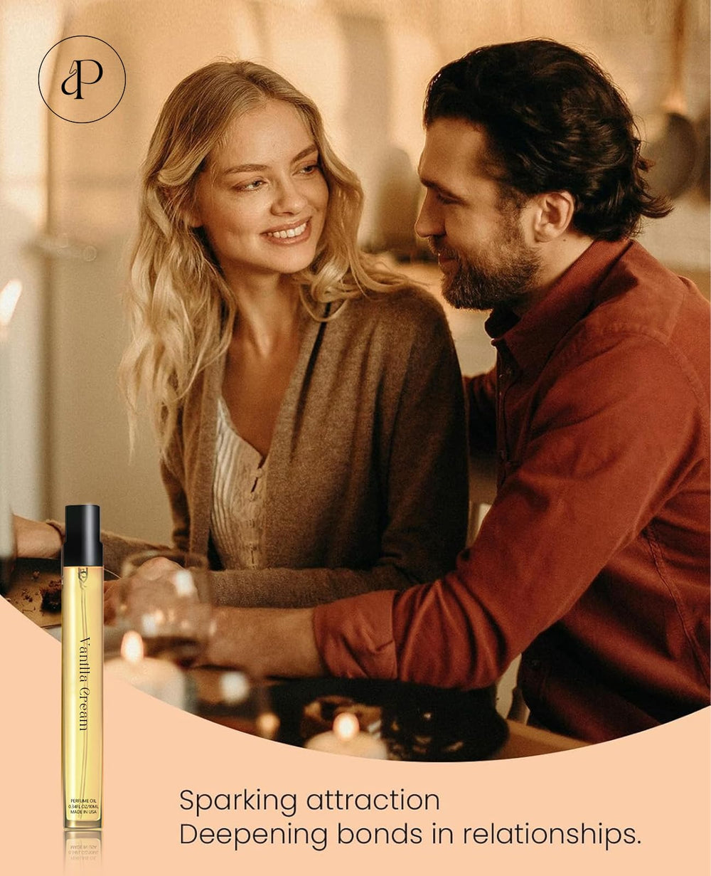 Uso diurno PUREAMOR vainilla crema, fragancia ligera para oficina.