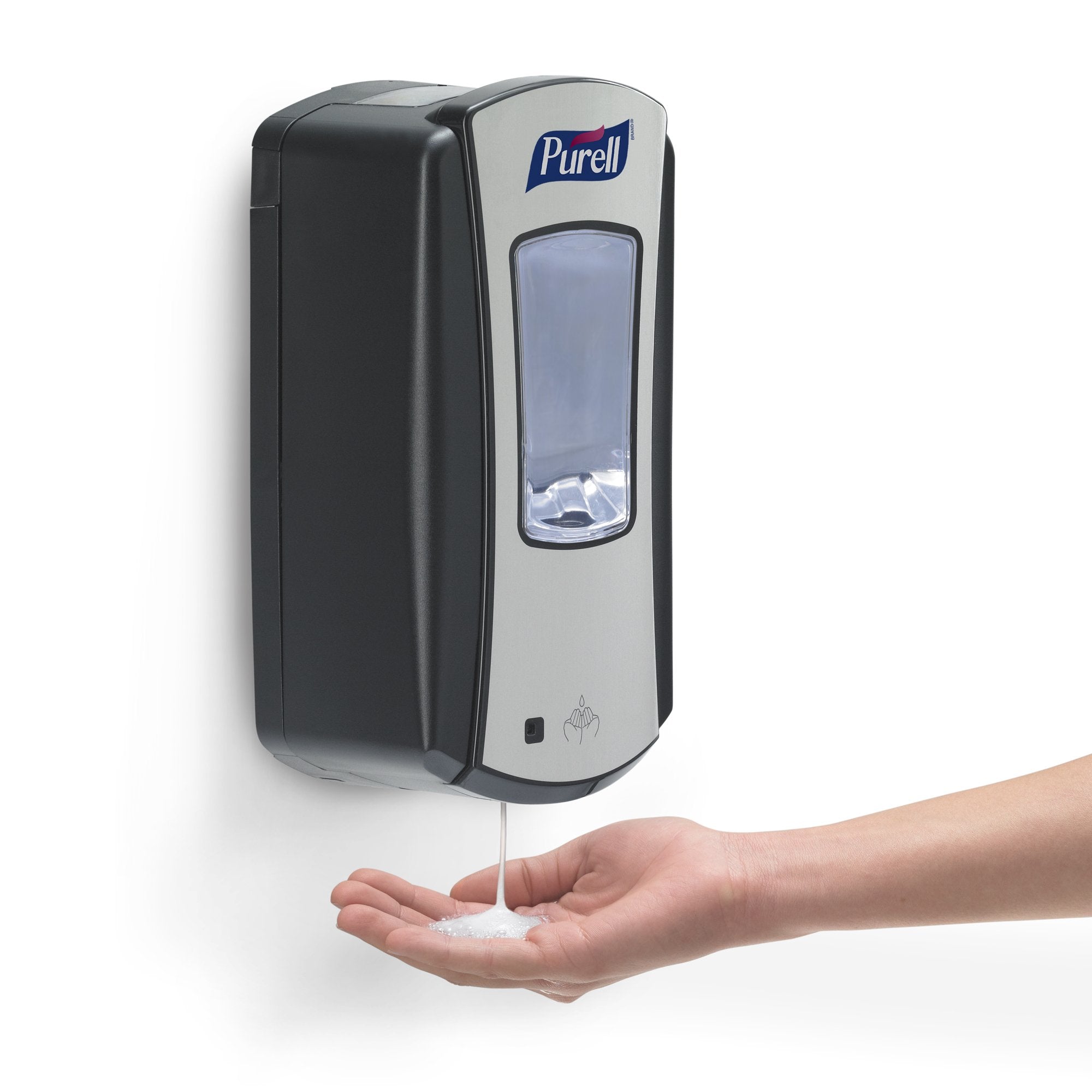Fenêtre d’affichage claire du niveau de recharge pour Purell LTX-12.